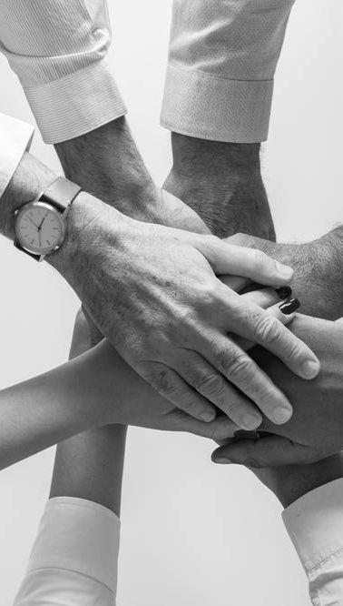 Leadership Team Hands In